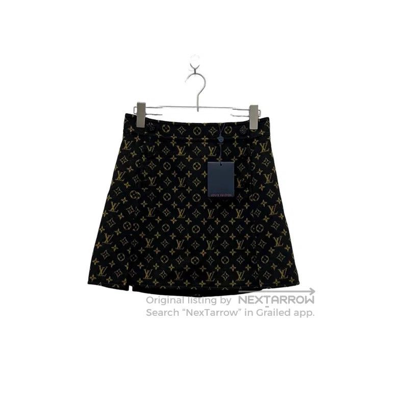 Louis Vuitton Louis Vuitton Hot style presbyopic half skirt Size 35" - 2 Thumbnail