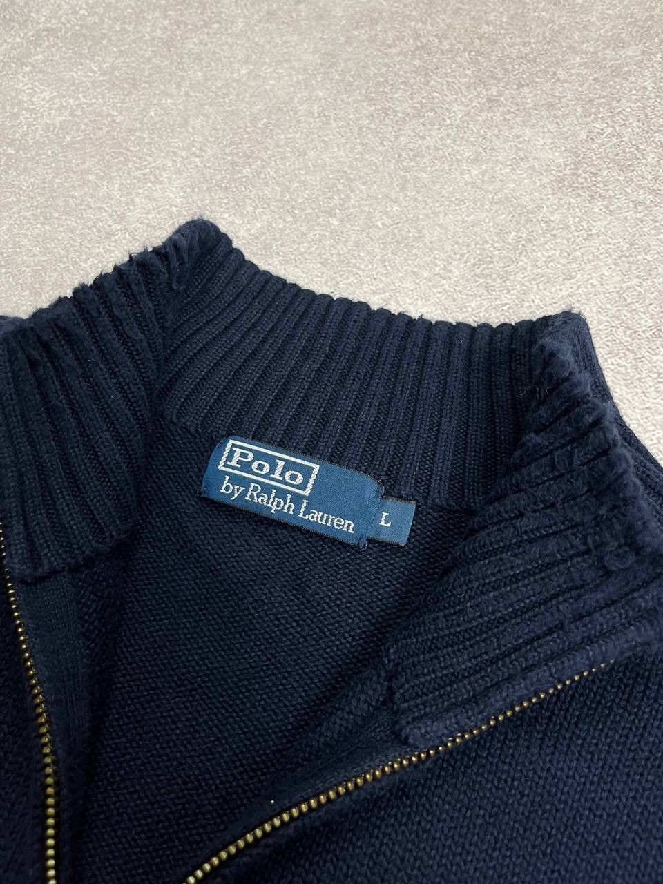 Polo Ralph Lauren × Vintage VINTAGE POLO RALPH LAUREN QUARTER ZIP SWEATER Y2K L Size US L / EU 52-54 / 3 - 5 Thumbnail