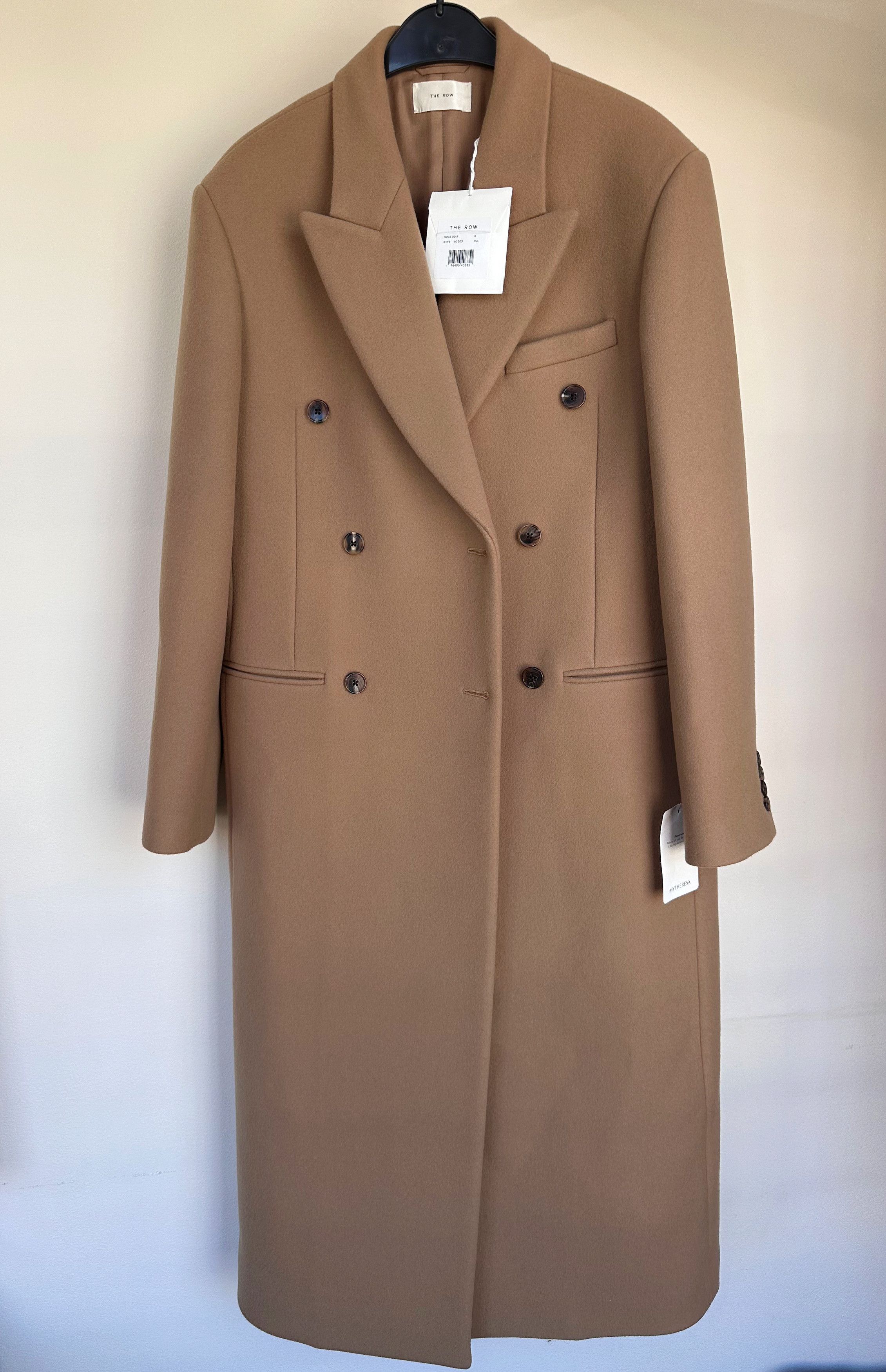 The Row The Row – Duras 100% Wool Coat in Camel (US 8 / M) Size M / US 6-8 / IT 42-44 - 7 Thumbnail