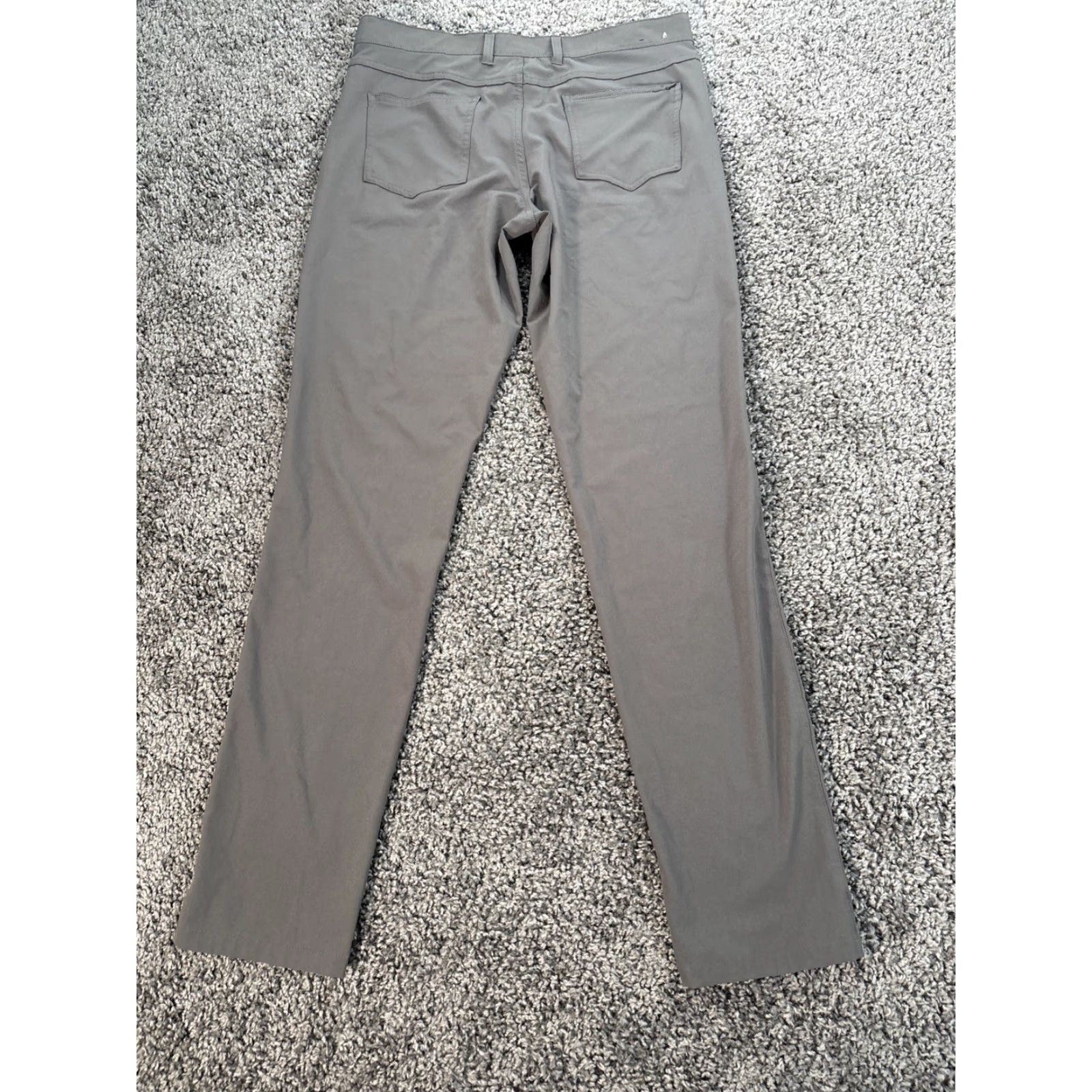 Mizzen+Main MIZZEN + MAIN Pants Men 34x34 Helmsman Slim Fit Gray Performance Satin Zip Size US 34 / EU 50 - 6 Thumbnail