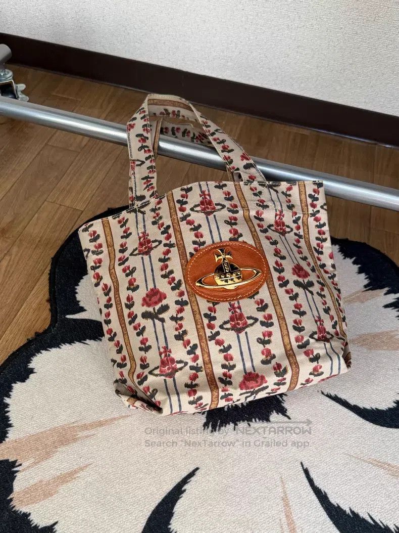 Vivienne Westwood Vivienne Westwood size os Vintage Floral Saturn Tote Bag Size ONE SIZE - 2 Thumbnail
