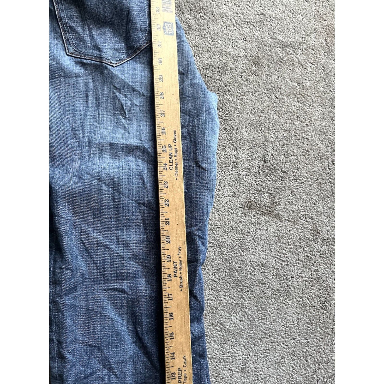 Denime VINTAGE Salt Works Jeans Bootcut 5-Pocket Denim Blue Size 14P Petites Mid Rise 30in Inseam Stretch Belt Loops Womens Size 36" / US 14 / IT 50 - 6 Thumbnail