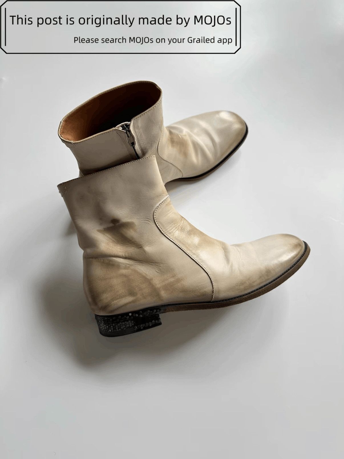 Sz 43 Maison Margiela 09AW Burning Sign Boots mojos174412