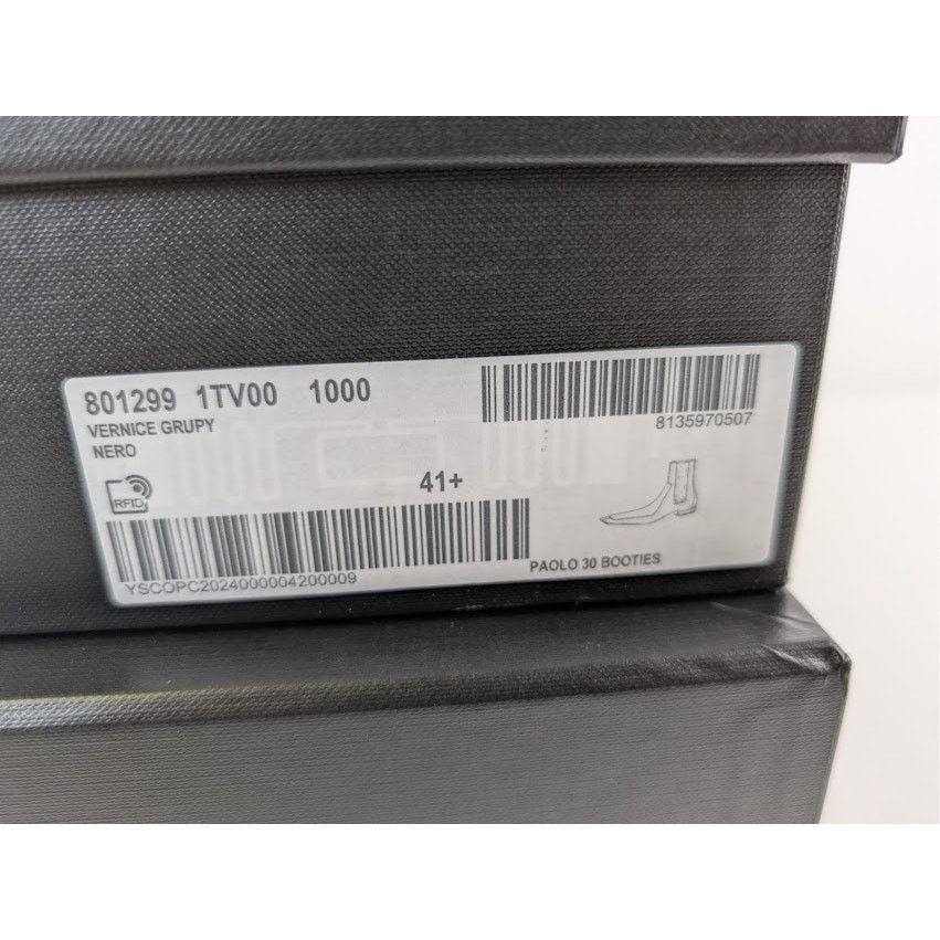 Saint Laurent Paris o1rshd1 Leather Paolo 30 Chelsea Boots in Nero 41.5 Size US 8.5 / EU 41-42 - 20 Thumbnail