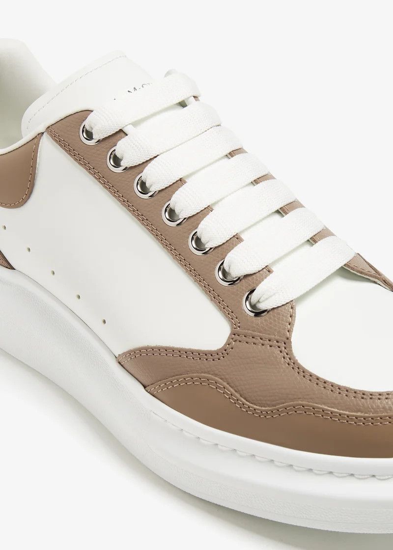 Alexander McQueen o1w1db10725 Sneakers in White & Brown Size US 9.5 / EU 42-43 - 2 Thumbnail