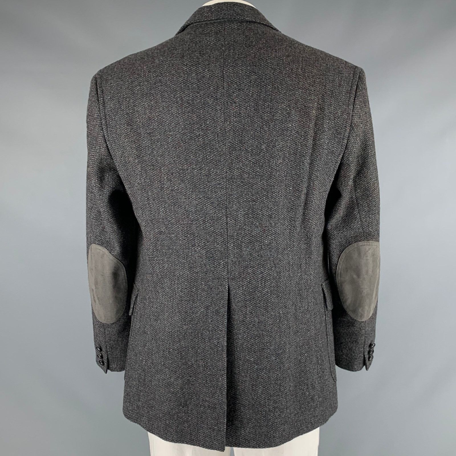 Pendleton PENDLETON Size 44 Blue Tweed Wool Notch Lapel Sport Coat Size 46R - 4 Thumbnail