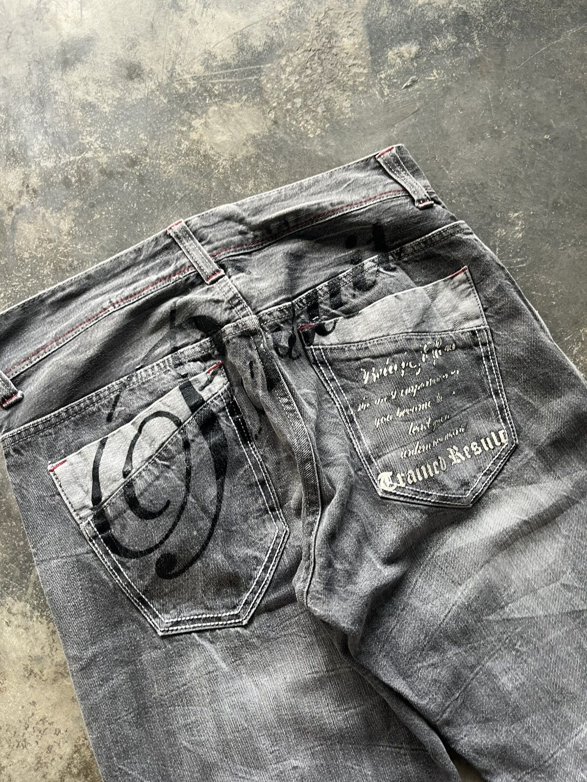 Hysteric Glamour Jack Serika poem punk jeans Size US 32 / EU 48 - 6 Thumbnail