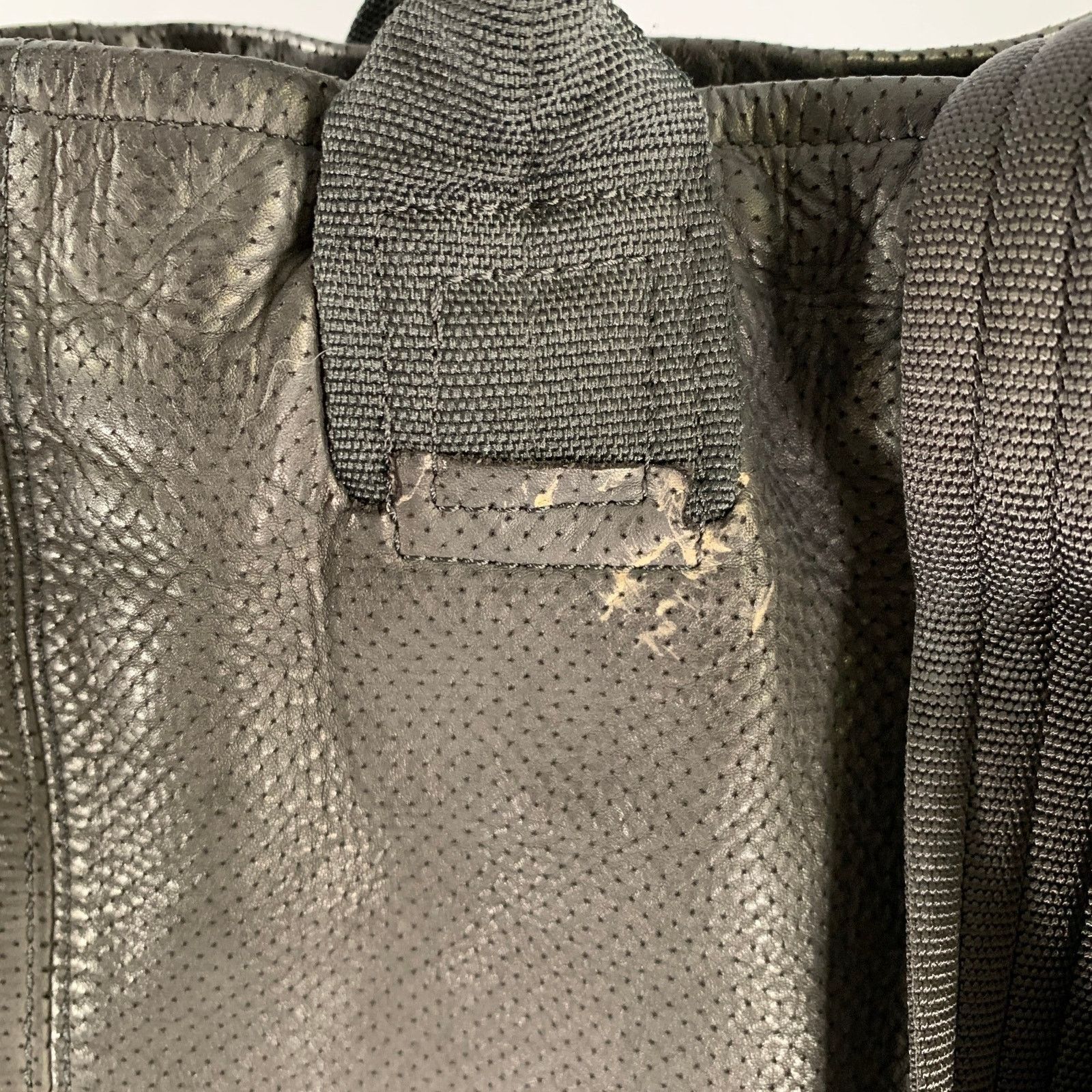 Other OXS Black Solid Leather Cross Body Tote Bag Size ONE SIZE - 9 Thumbnail