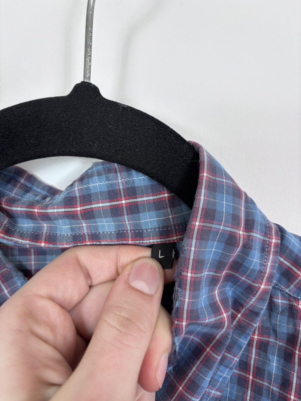Avirex Vintage Avirex USA Checkered Army Military Long Sleeve Shirt Size US L / EU 52-54 / 3 - 16 Thumbnail