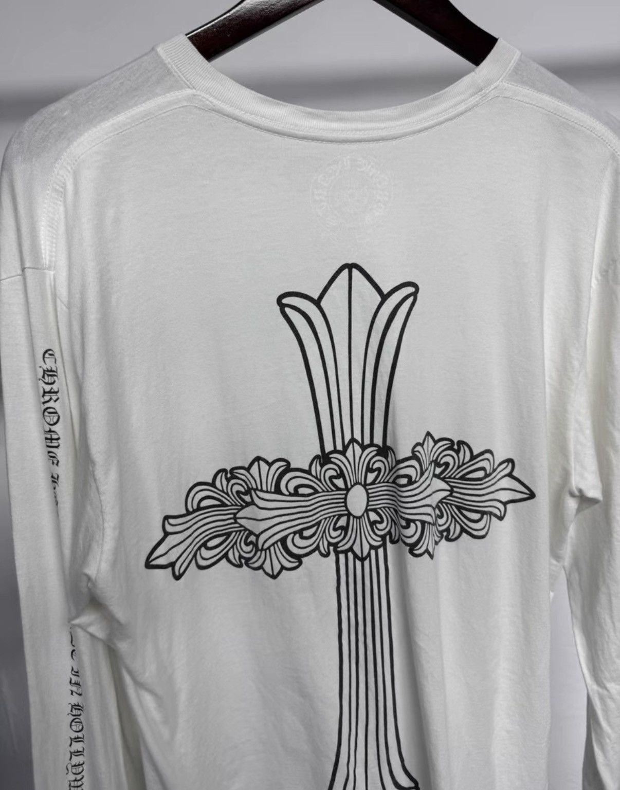 Chrome Hearts Chrome Hearts Sanskrit & Cross Vine Long Sleeve T-shirt K37 Size US L / EU 52-54 / 3 - 7 Thumbnail