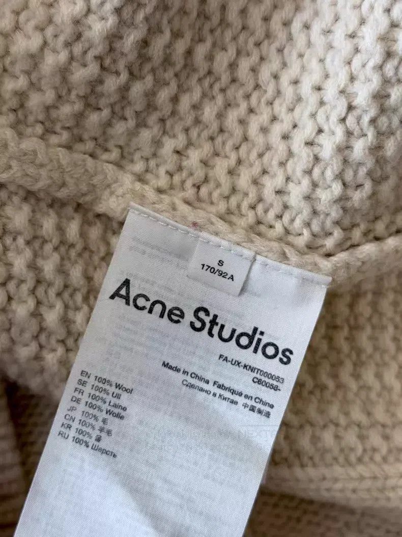 Acne Studios Acne Studios Rainbow Fair Isle Smile Motif Wool Sweater Size S / US 4 / IT 40 - 6 Thumbnail