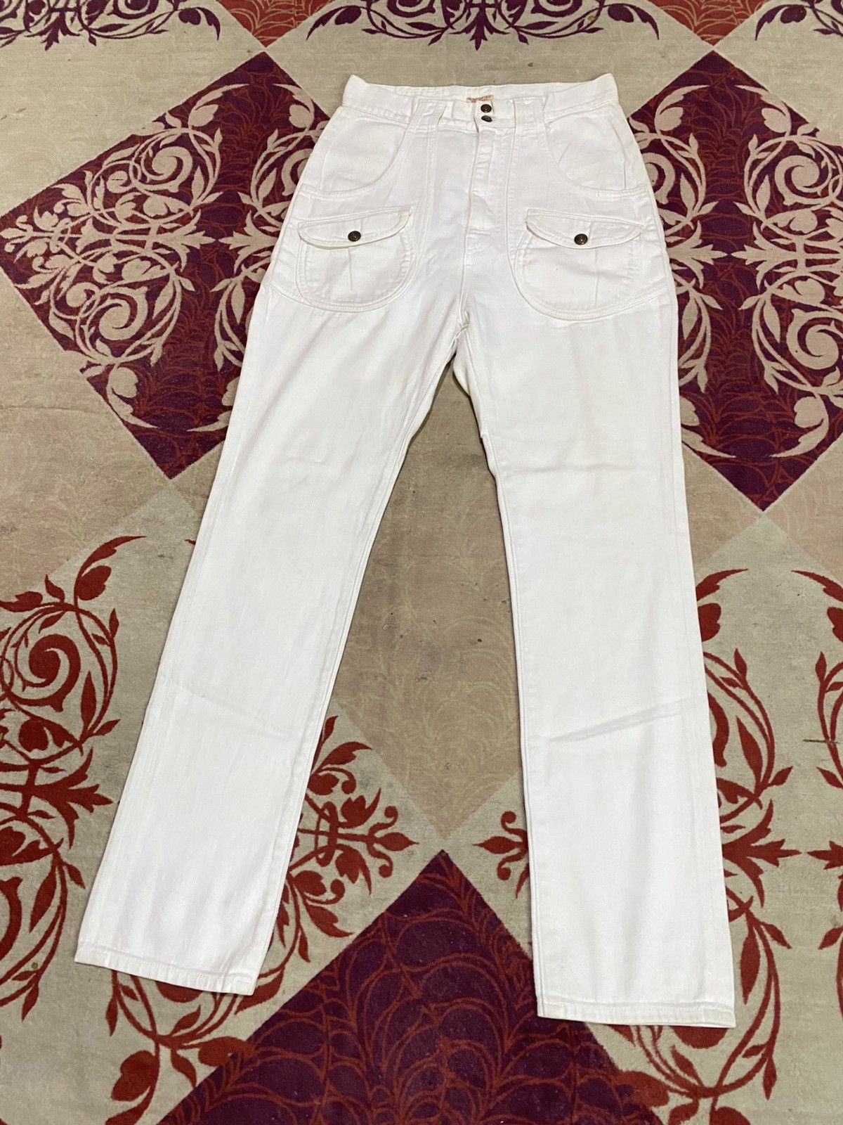 Kapital Kapital Japan Walt Pants White Denim Size US 26 / EU 42 - 2 Thumbnail