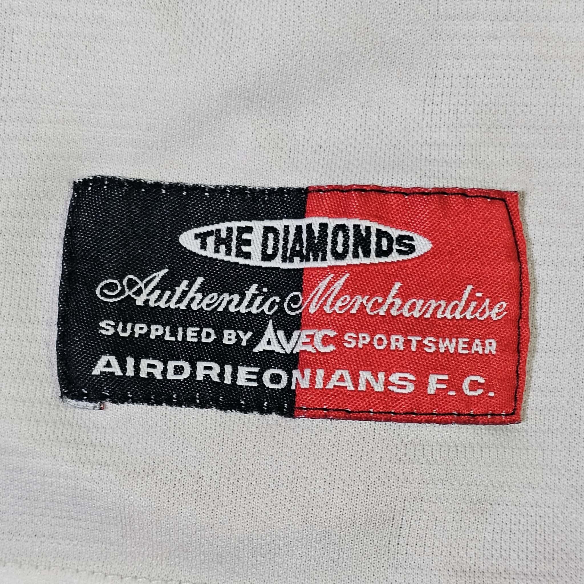 Vintage Airdrieonians FC Vintage 90s Scotland Avec Soccer Jersey Size US L / EU 52-54 / 3 - 7 Thumbnail