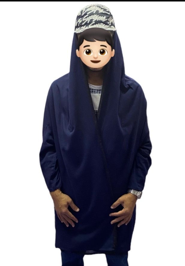 Y's × Yohji Yamamoto Y’s Yohji Yamamoto Navy Blue Cardigan Hoodie Size M / US 6-8 / IT 42-44 - 1 Thumbnail