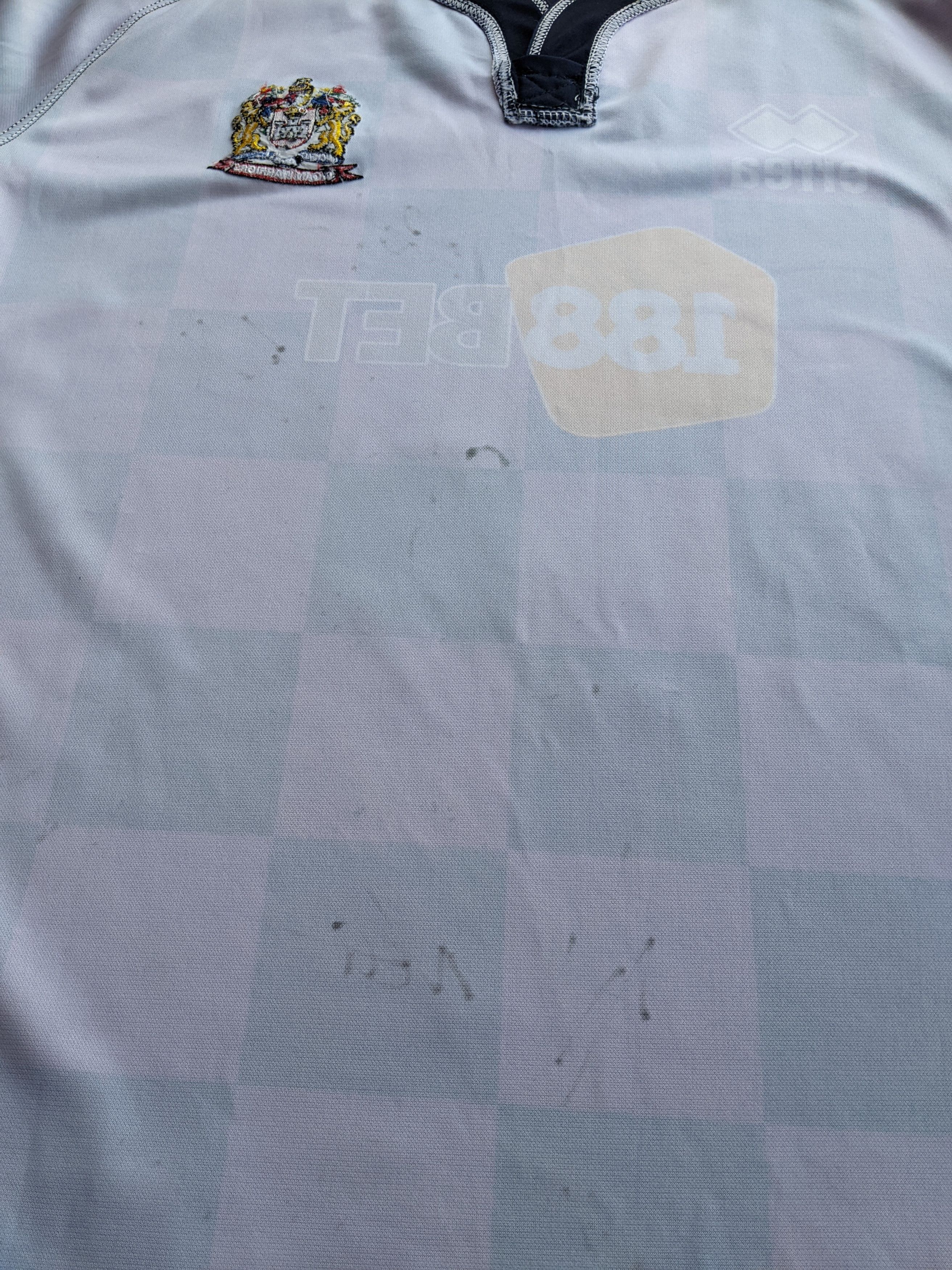 Errea Errea Wigan Warriors Rugby Jersey Shirt Signed Autographs Size US M / EU 48-50 / 2 - 15 Thumbnail