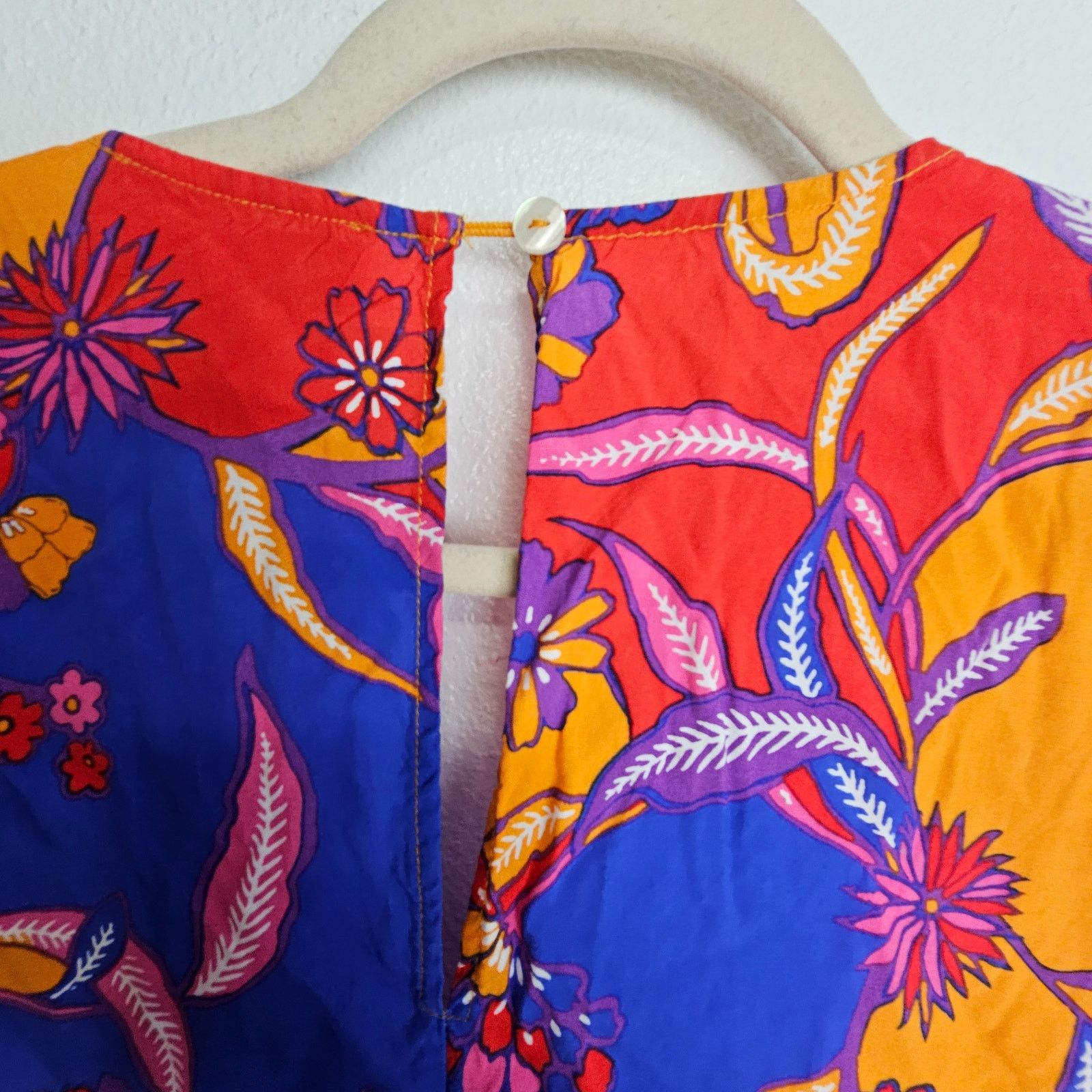 Modernica Modcloth Womens Floral Kimono Maxi Dress Sz L Vibrant Resort Size L / US 10 / IT 46 - 9 Thumbnail