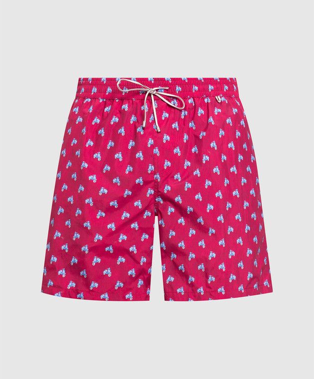 Loro Piana o1srvl11e1024 Bay Swim Short in Red Size US 36 / EU 52 - 1 Thumbnail