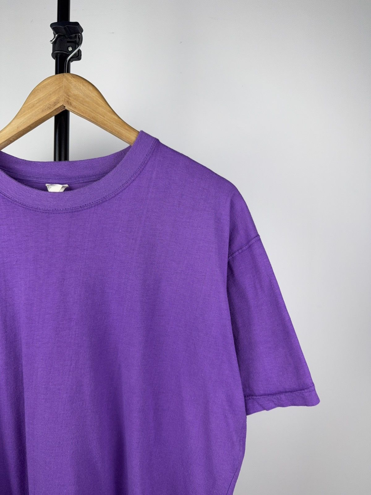 Japanese Brand × Vintage Vintage 80s Japanese Style Faded Blank Tee shirt Y2K rare Size US XL / EU 56 / 4 - 2 Thumbnail