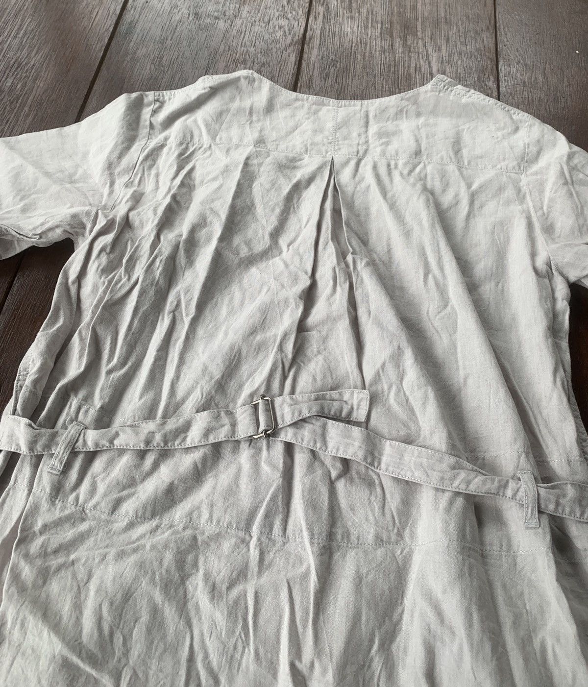 Designer × Margaret Howell MHL. Margaret Howell pleated pocket smock dress Size XXS / US 00 / IT 34 - 4 Thumbnail