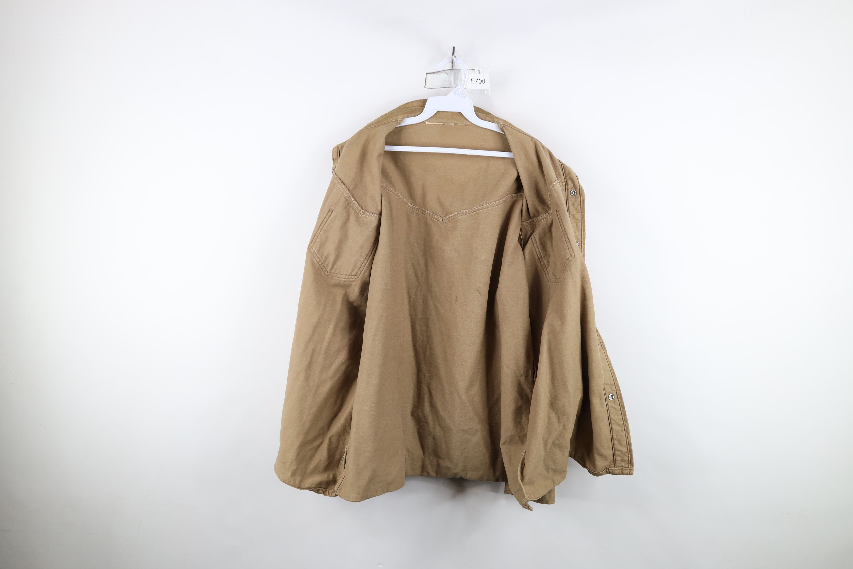 Vintage Vintage 60s 70s Heavy Western Chamois Cloth Shirt Jacket USA Size US XXL / EU 58 / 5 - 12 Thumbnail