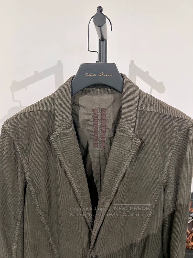 Rick Owens Rick Owens Brown Corduroy Blazer Jacket Size US XS / EU 42 / 0 - 3 Thumbnail