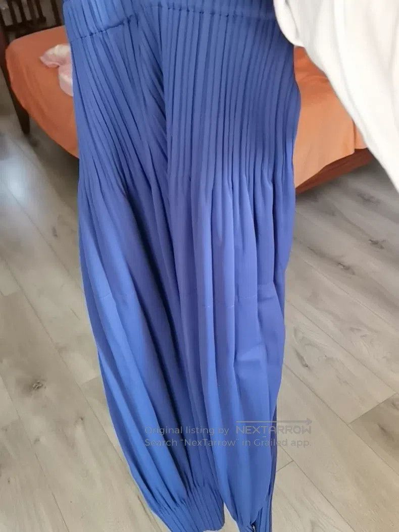 Issey Miyake Issey Miyake size:3 Solid Color Puff Trousers (Navy) Size 31" - 4 Thumbnail
