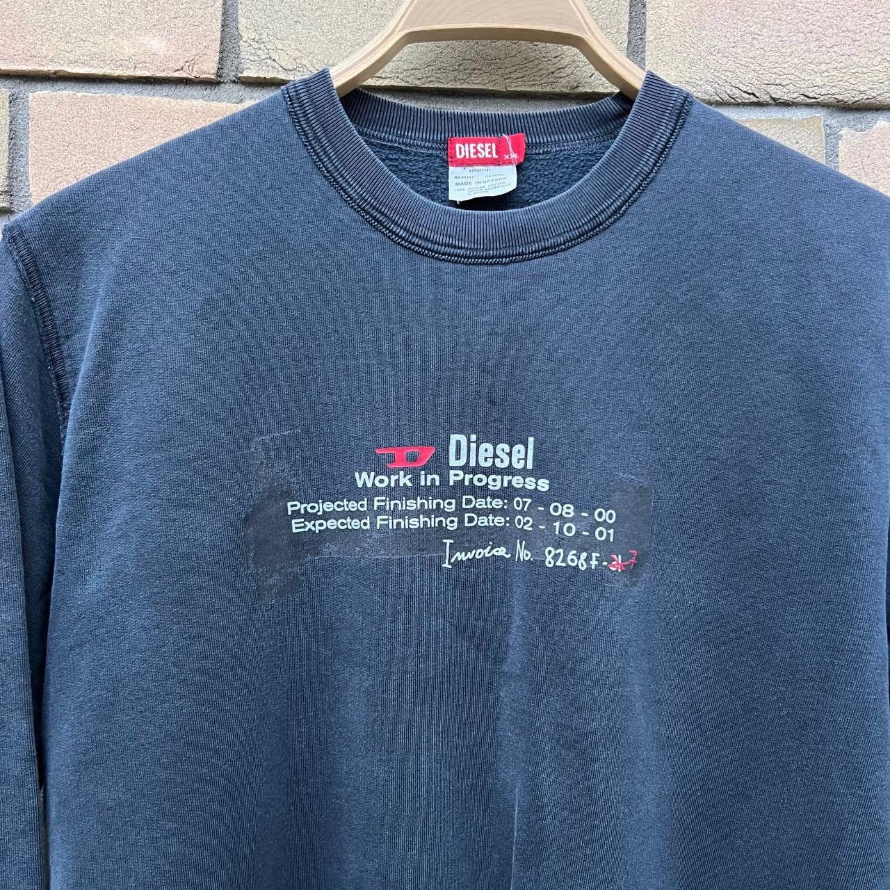 Diesel vintage Diesel sweatshirt Size US L / EU 52-54 / 3 - 7 Thumbnail