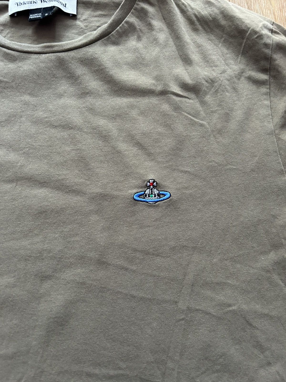 Vivienne Westwood 🔥 Vivienne Westwood Orb Logo Basic Slim T Shirt Tee Size US L / EU 52-54 / 3 - 2 Thumbnail