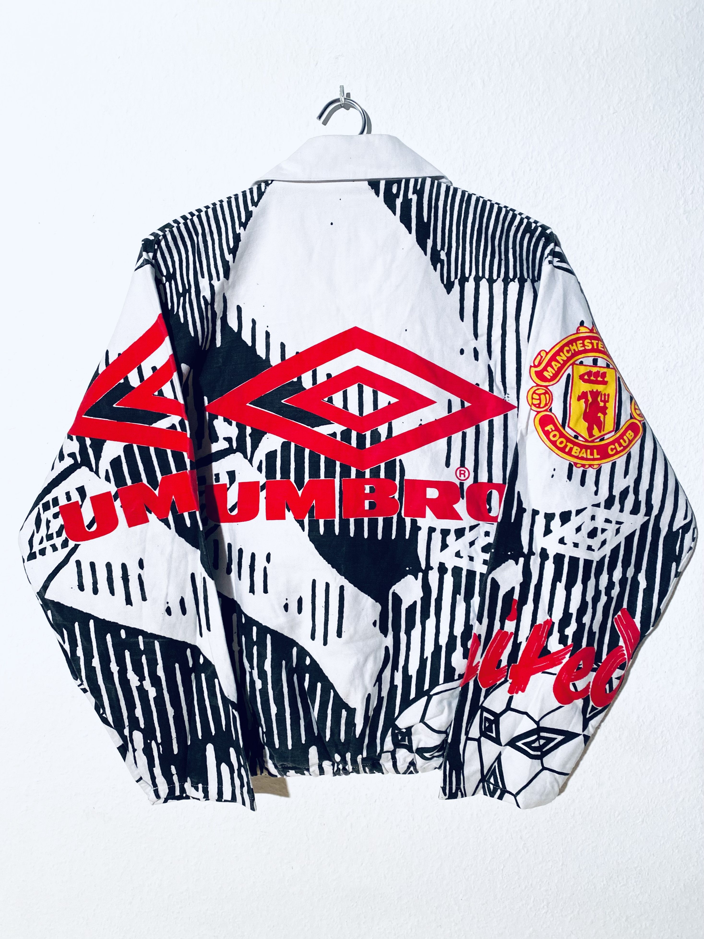 Umbro Manchester United 90s Training Drill Top Sweater Size US M / EU 48-50 / 2 - 2 Thumbnail