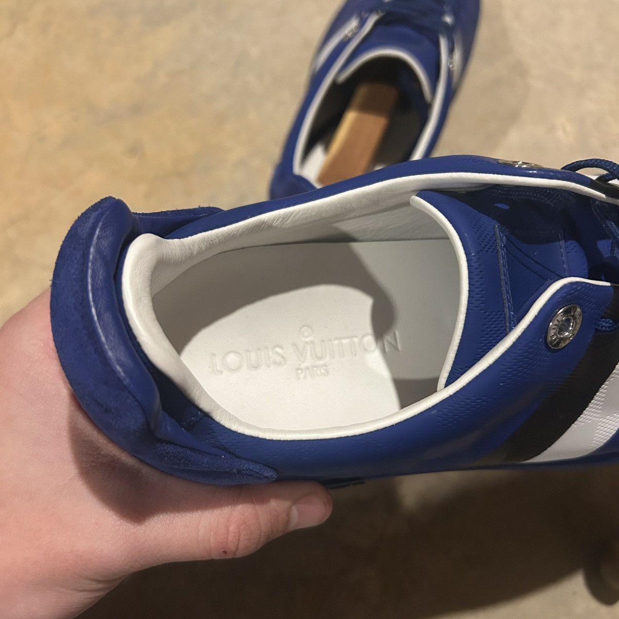 Designer × Louis Vuitton Louis Vuitton Damier Infini Frontrow Leather Sneakers US 9 Size US 9 / EU 42 - 13 Thumbnail