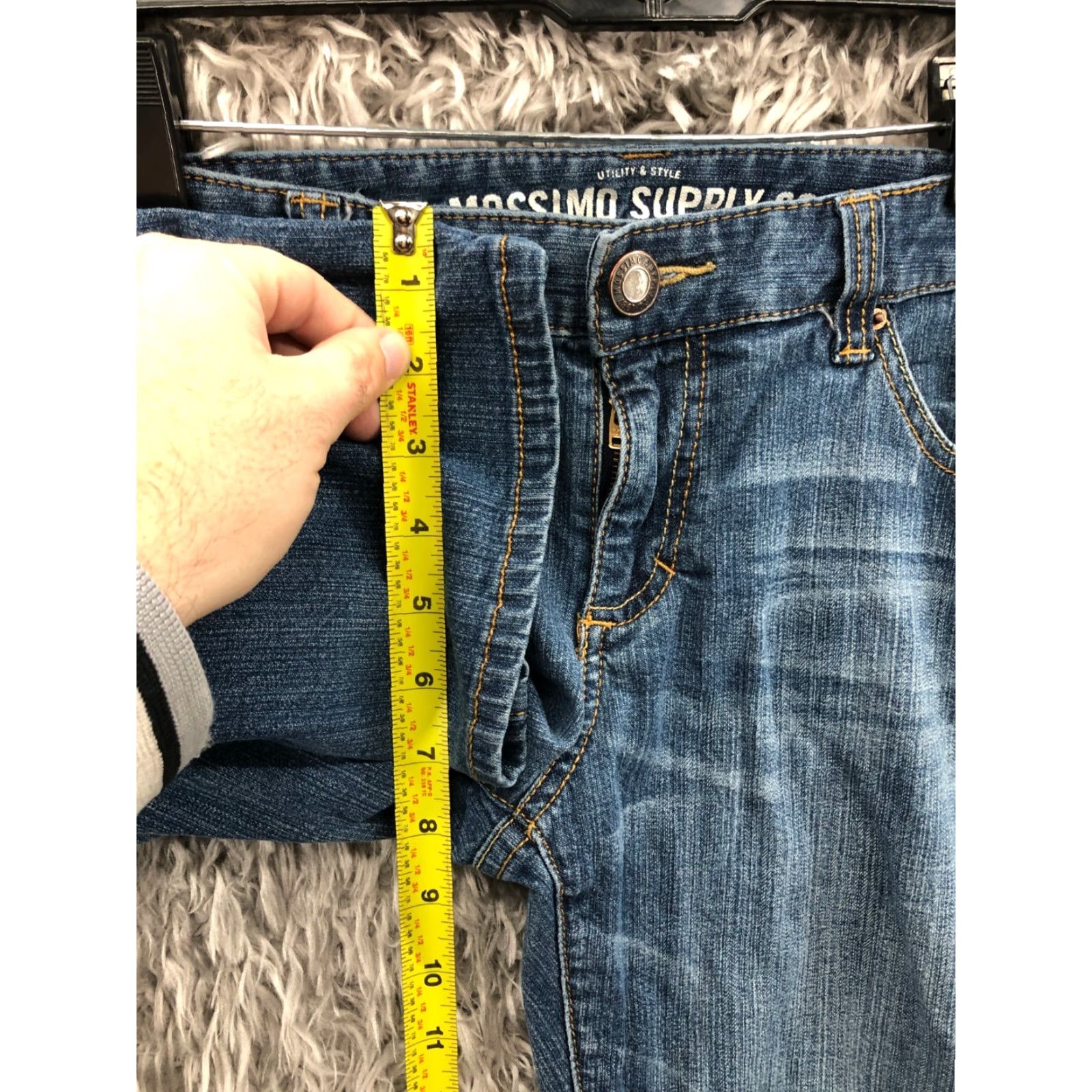 Mossimo Mossimo Jeans Capri Size 11 Juniors Mid Rise Dark Wash Blue Denim Size 32" / US 10 / IT 46 - 4 Thumbnail