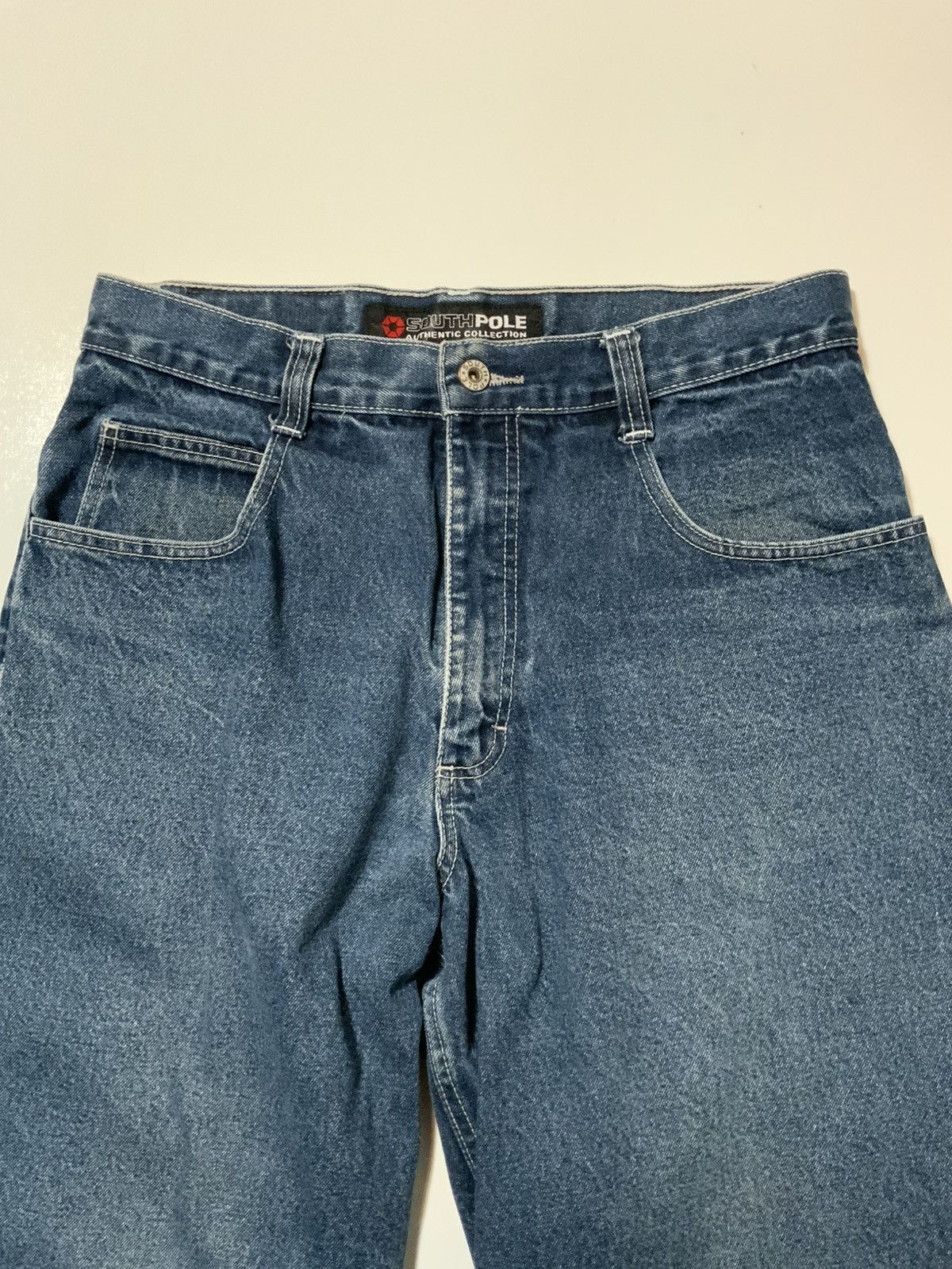 Southpole × Vintage VTG Y2K 2000s Southpole Baggy Hip Hop Denim Jean Shorts Size US 34 / EU 50 - 6 Thumbnail