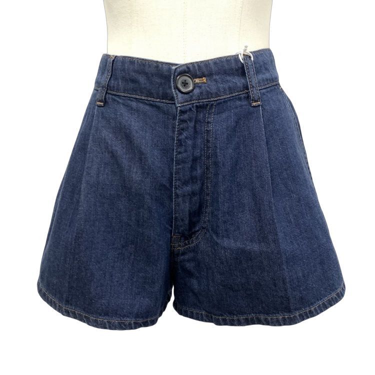Miu Miu Miu Miu Denim Shorts Size 38 Size 26" / US 2 / IT 38 - 1 Thumbnail