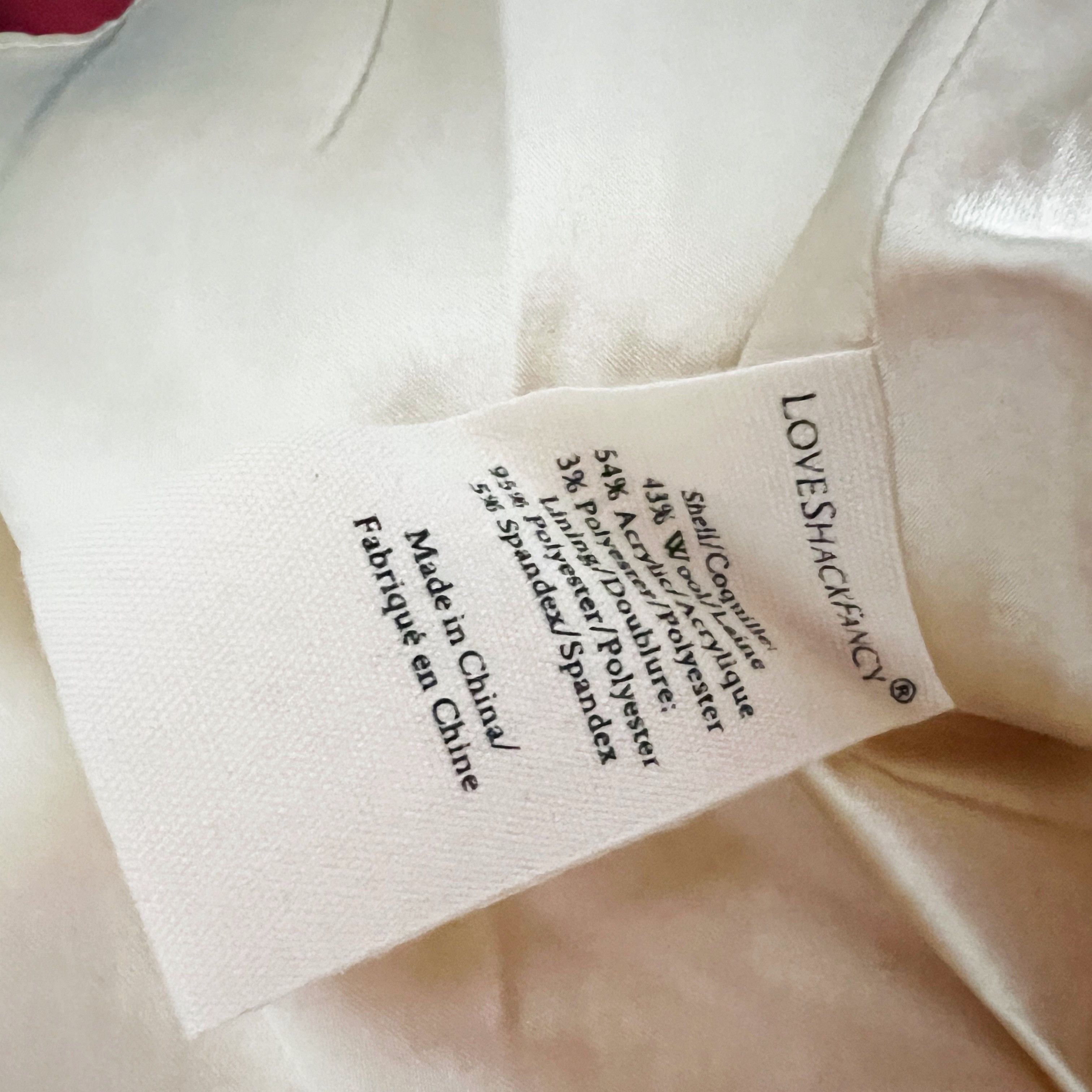 LoveShackFancy NEW LoveShackFancy Lively Wool Blend Size 28" / US 6 / IT 42 - 3 Thumbnail