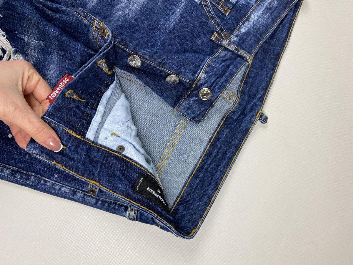 Dsquared2 Dsquared2 Ladies Distressed Denim Jeans Size 42 Size 28" / US 6 / IT 42 - 15 Thumbnail