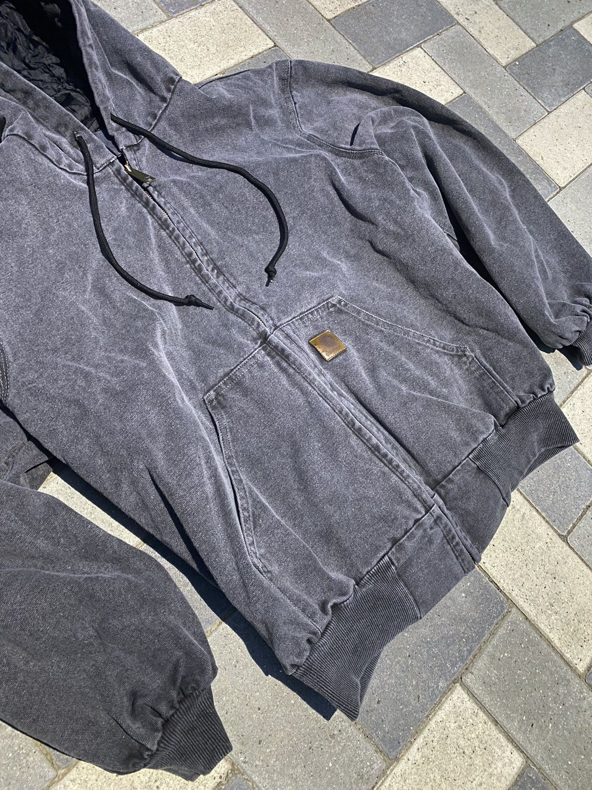 Carhartt Vintage 90s Carhartt Jacket Hooded Zip Up Men's M Size US M / EU 48-50 / 2 - 7 Thumbnail