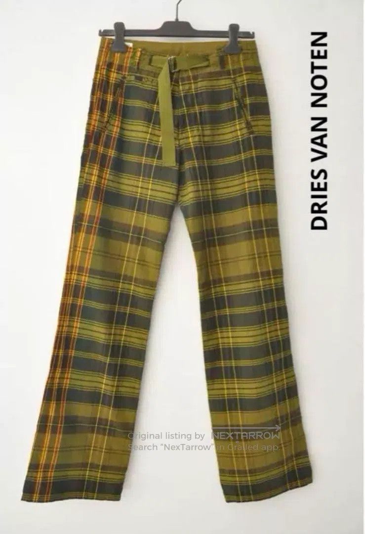 Dries Van Noten Dries Van Noten Plaid Long Pants Size US 28 / EU 44 - 3 Thumbnail
