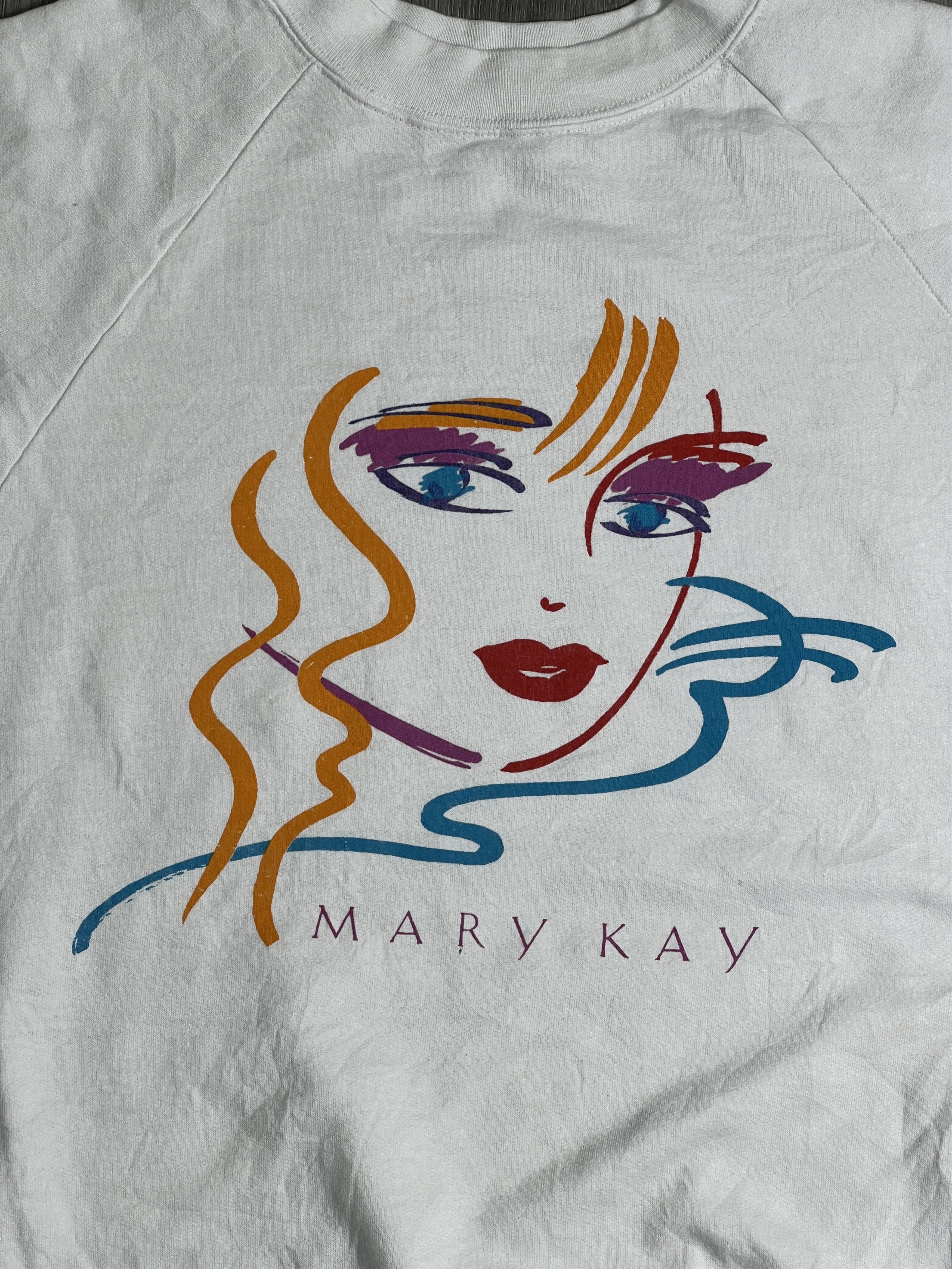 Vintage Vintage 80s Mary Kay Cosmetic Brand Promo Sweatshirt JK644 Size US M / EU 48-50 / 2 - 2 Thumbnail