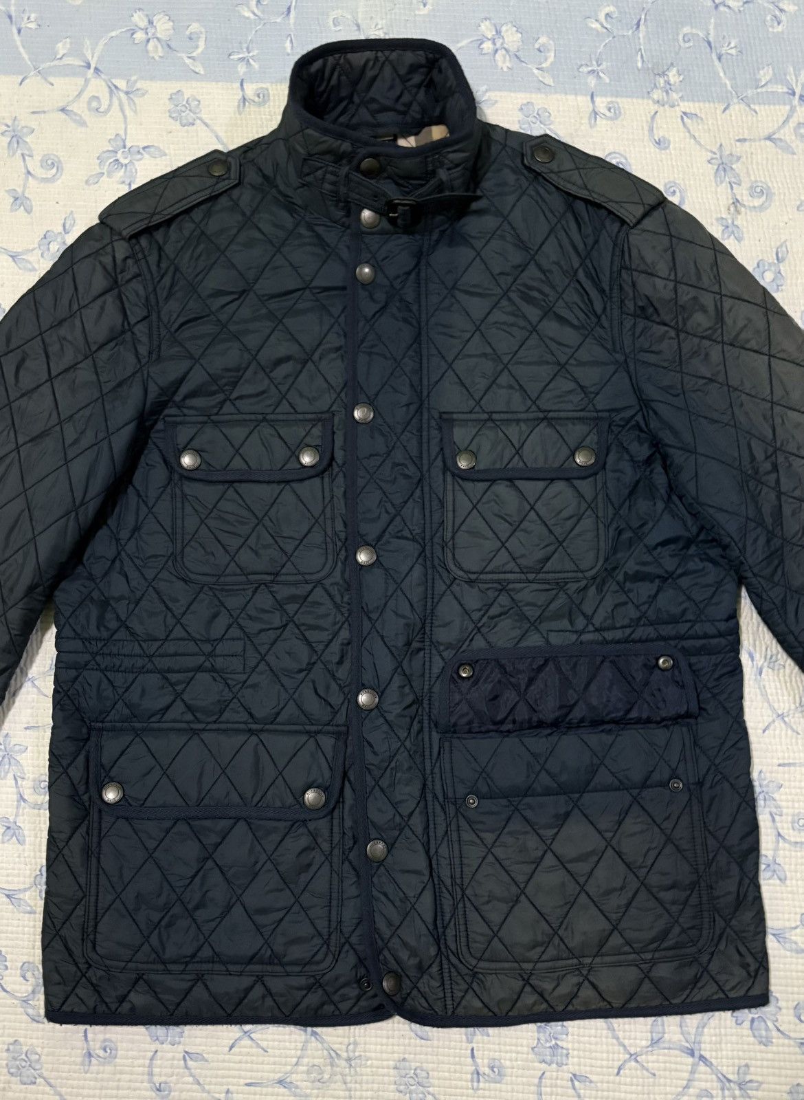 Burberry Burberry Brit Quilted Sun Faded Jacket Size US L / EU 52-54 / 3 - 4 Thumbnail