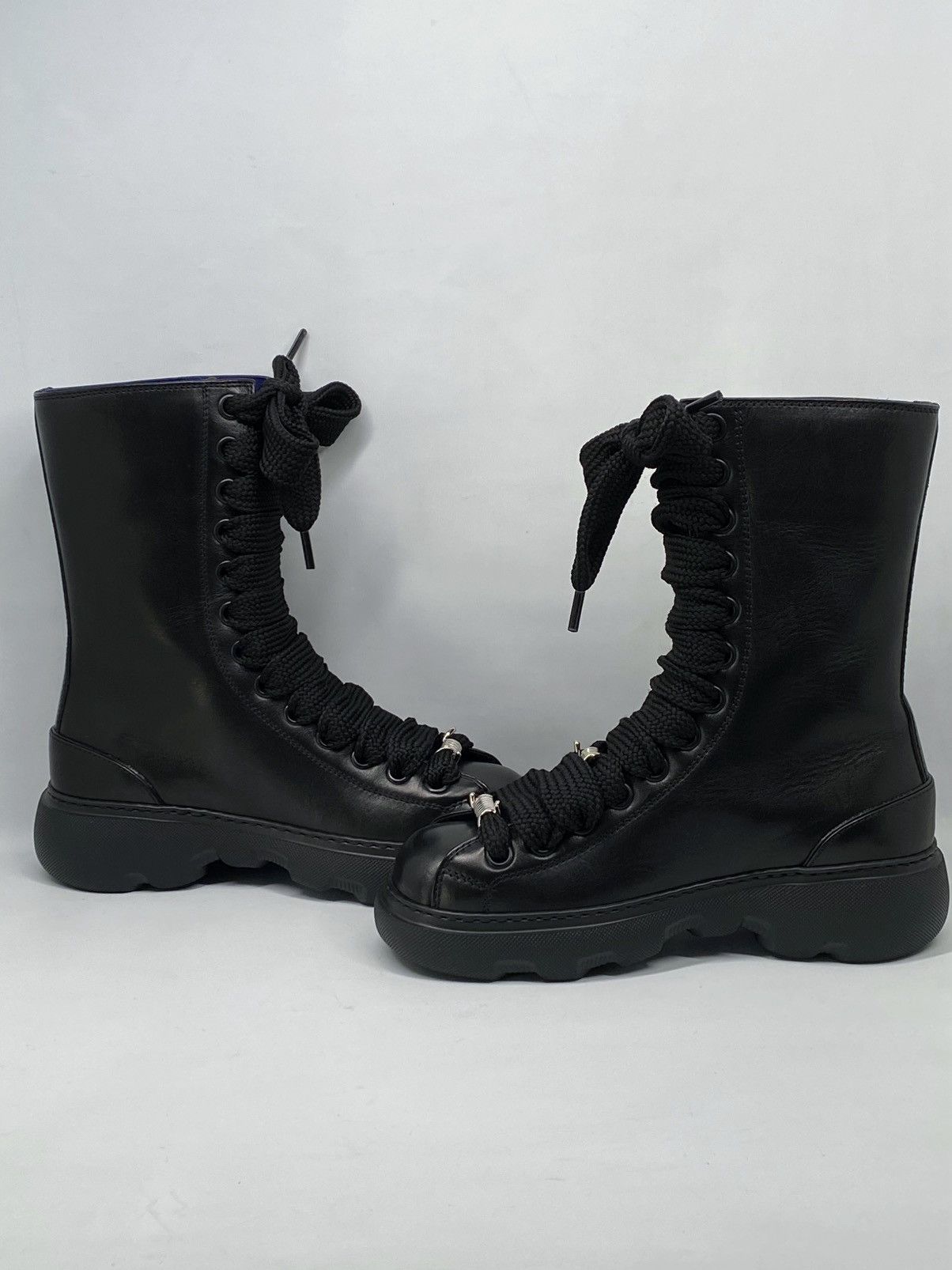 Burberry Burberry Ranger High Leather Boots size 37.5 Size US 7.5 / IT 37.5 - 9 Thumbnail