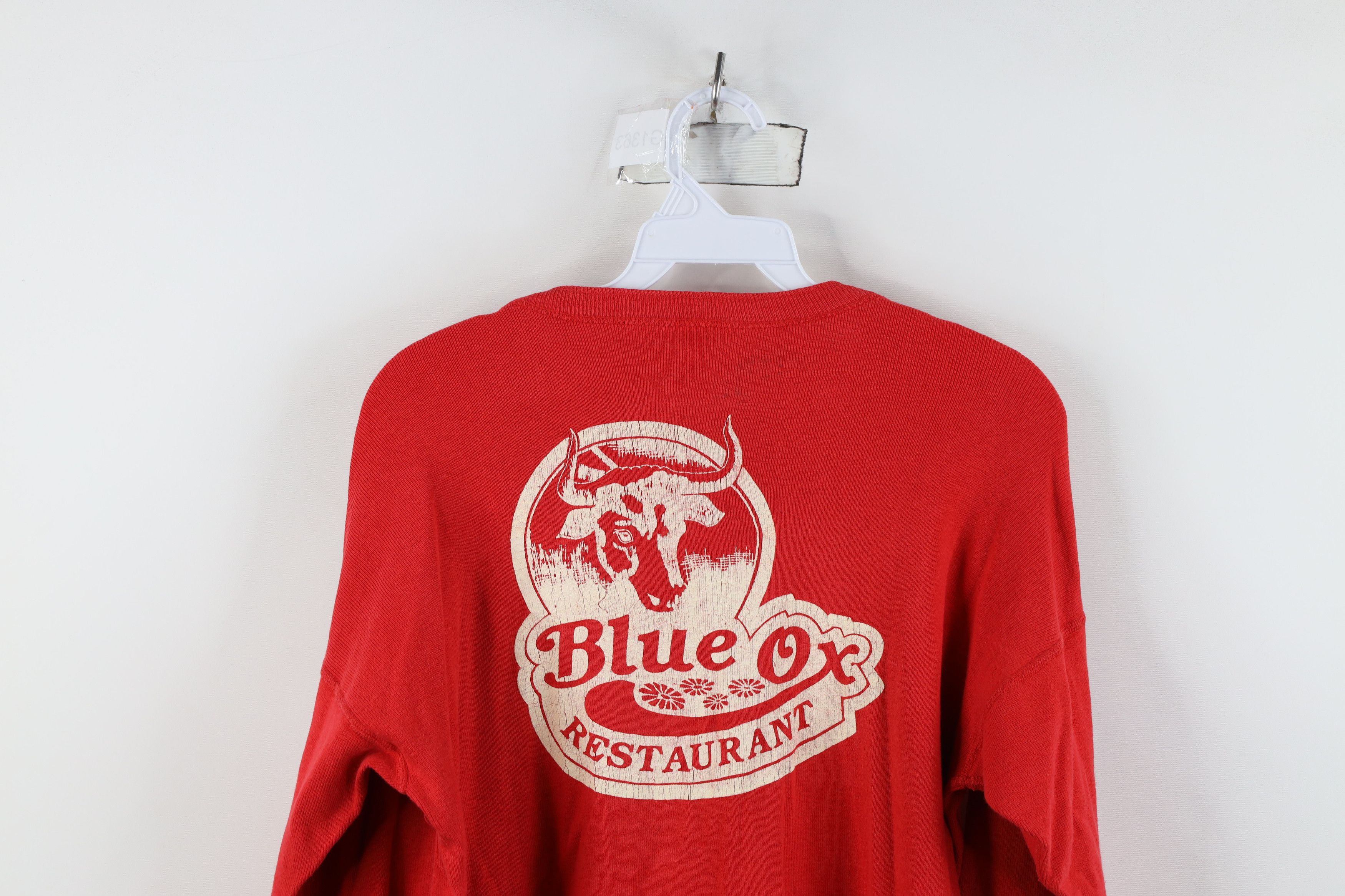 Vintage Vintage 70s Restaurant Thermal Ribbed Knit Henley T-Shirt Size US XL / EU 56 / 4 - 12 Thumbnail