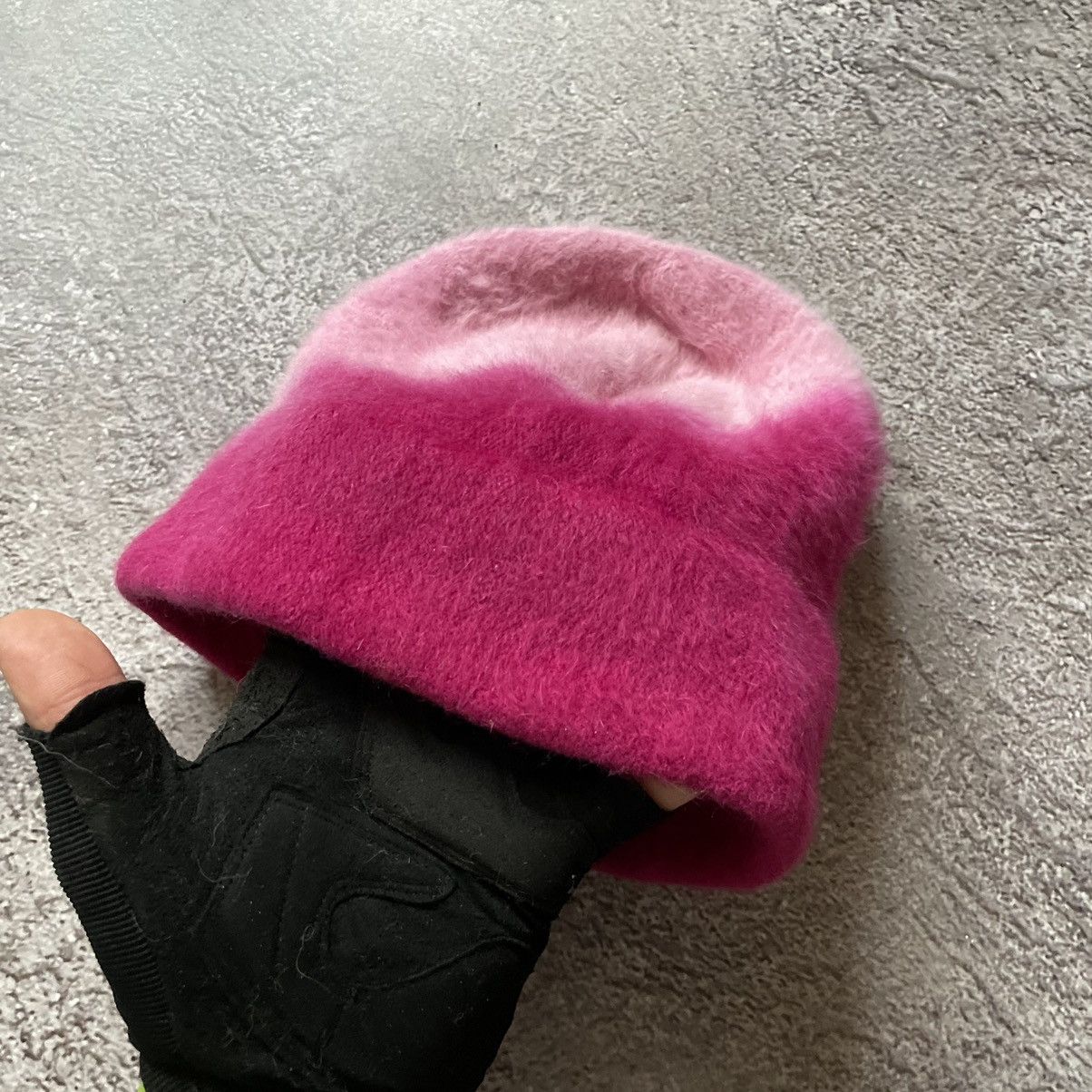 Vintage Vintage 90s Mohair Gradient Beanie Pink Faux Fur Grunge OS Size ONE SIZE - 3 Thumbnail