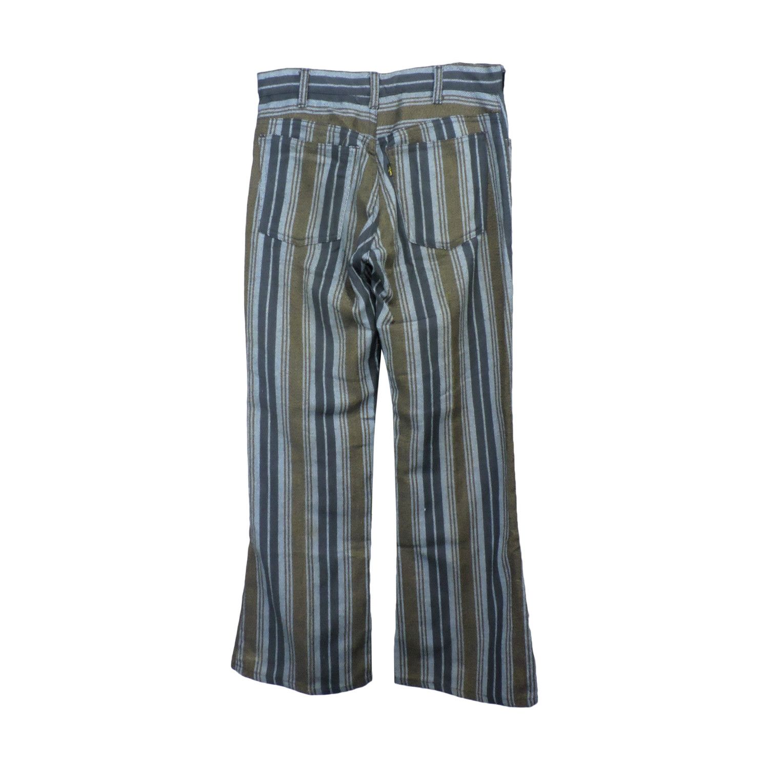 Levi's 60'S LEVI'S STA-PREST STRIPED BIG E GOLD TAB LONG PANTS Size US 30 / EU 46 - 2 Thumbnail