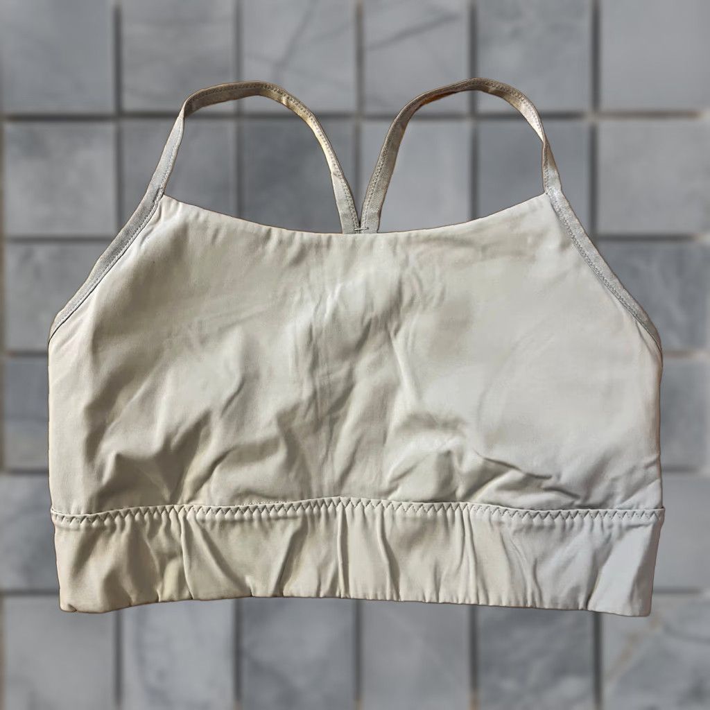 Athleta Athleta Sports Bra Womens Small Light Blue Gray Strappy Active Running Size ONE SIZE - 1 Thumbnail