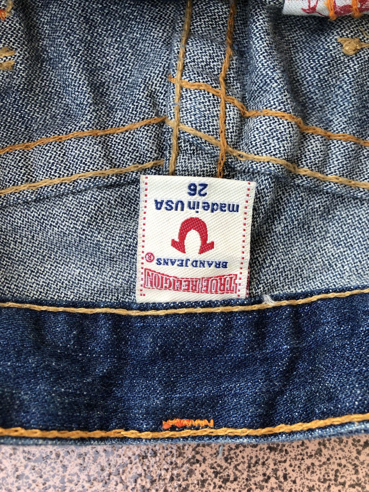 True Religion True Religion Flared Distressed Bootcut Jeans Size US 28 / EU 44 - 16 Thumbnail