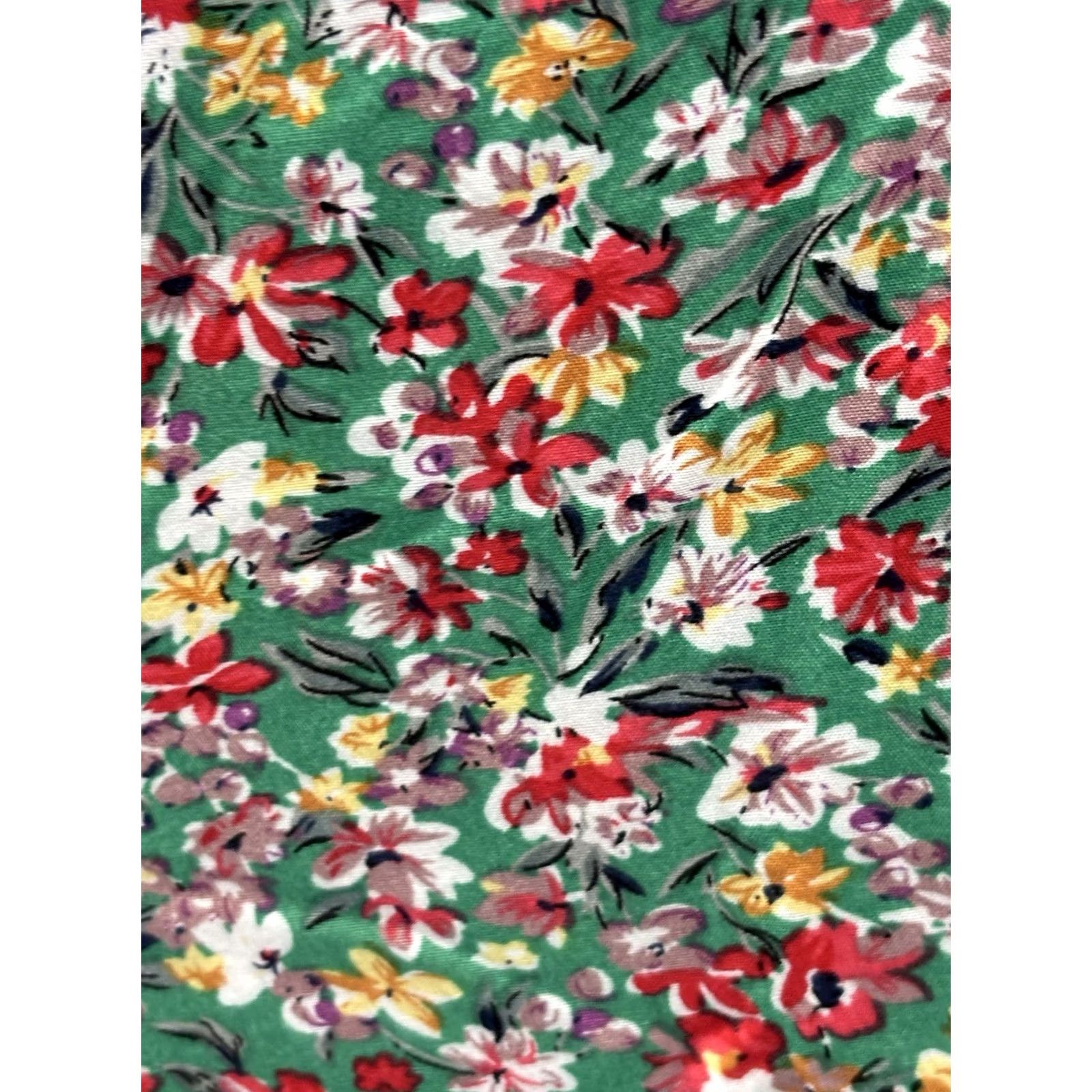 Vintage Natural Life Empire Waist Boho Cottagecore Floral Maxi Dress Women’s XS S Flowy Dress Size XS / US 0-2 / IT 36-38 - 6 Thumbnail