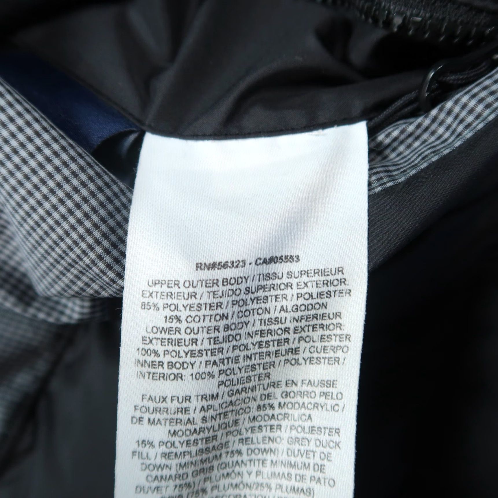 Nike Nike Jacket Womens Medium Gray Black Alliance Reversible Down Full Zip Pockets Size M / US 6-8 / IT 42-44 - 4 Thumbnail