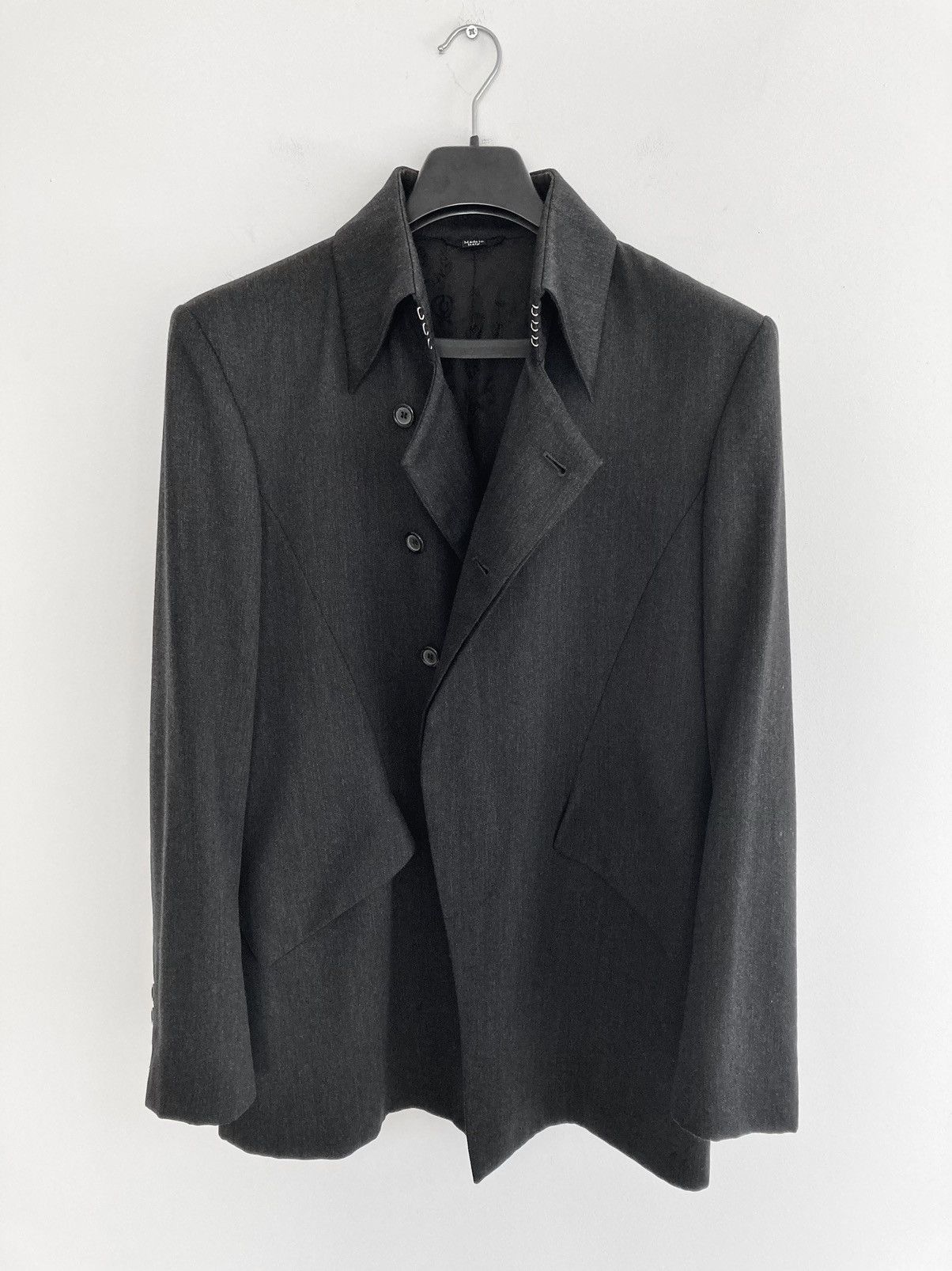 Alexander McQueen A/W 1998 “Joan” Asymmetric Clergy Jacket Size 52R - 10 Thumbnail