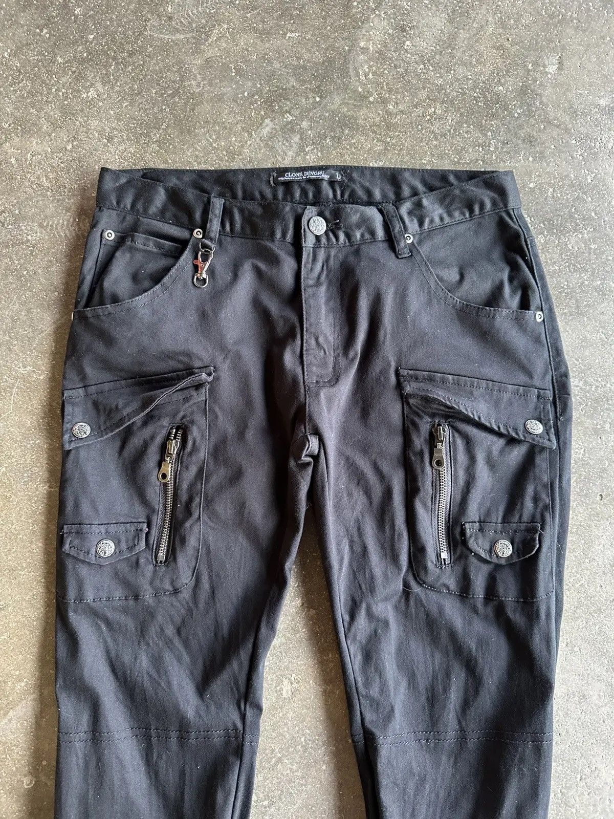 If Six Was Nine W31 L32 🔥 BONDAGE VINTAGE CLONE DEVGRU TROUSERS PUNK PANTS Size US 31 - 4 Thumbnail