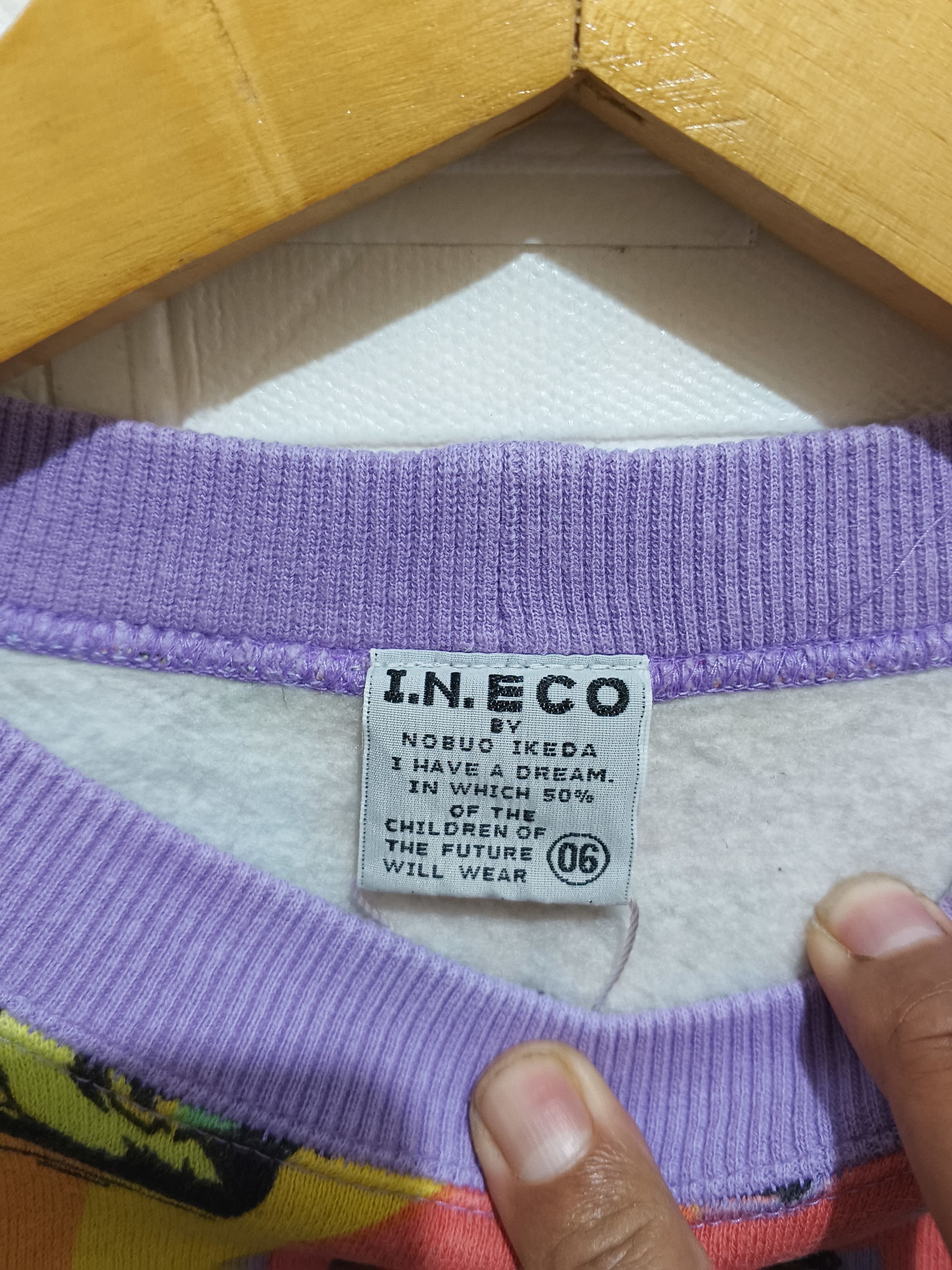 Japanese Brand NOBUO IKEDA SWEASSHIRTS Size XS / US 0-2 / IT 36-38 - 2 Thumbnail